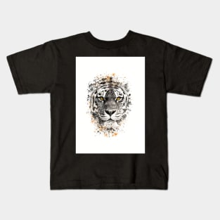 Tiger with yellow eyes Kids T-Shirt